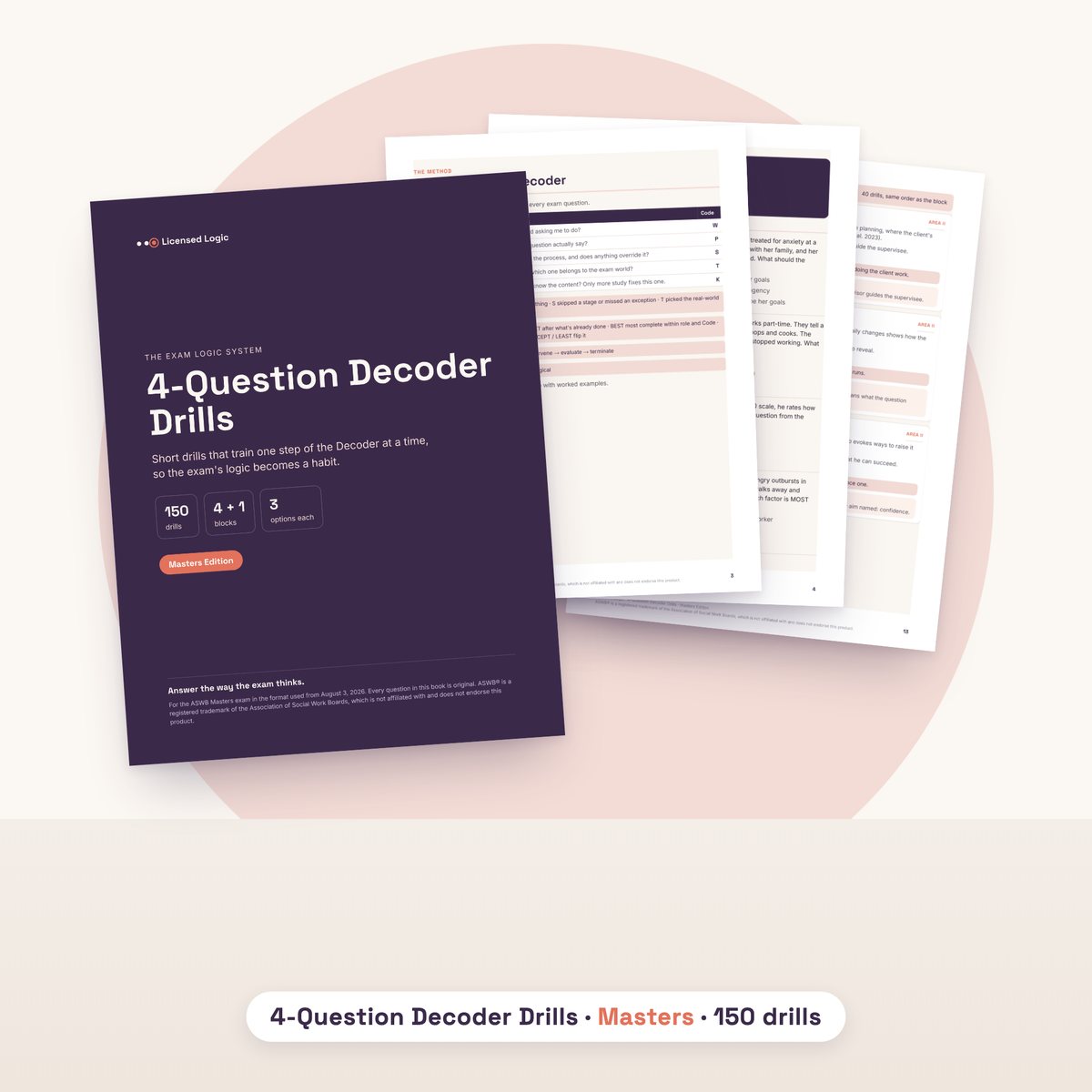 4-Question Decoder Drills with real inside pages