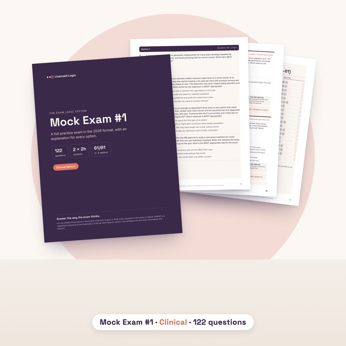 Mock Exam #1 with real inside pages